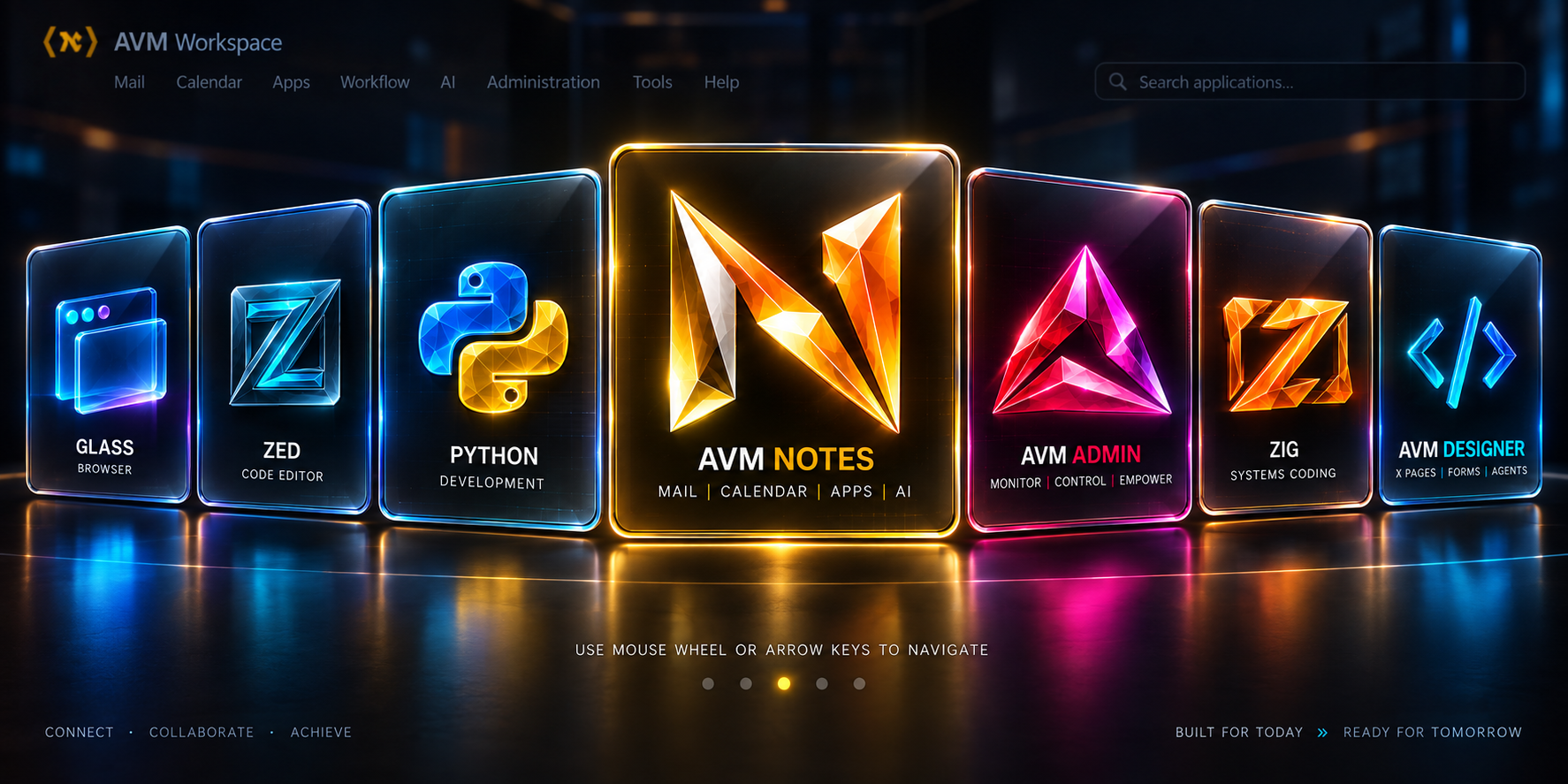 LEXION workspace applications
